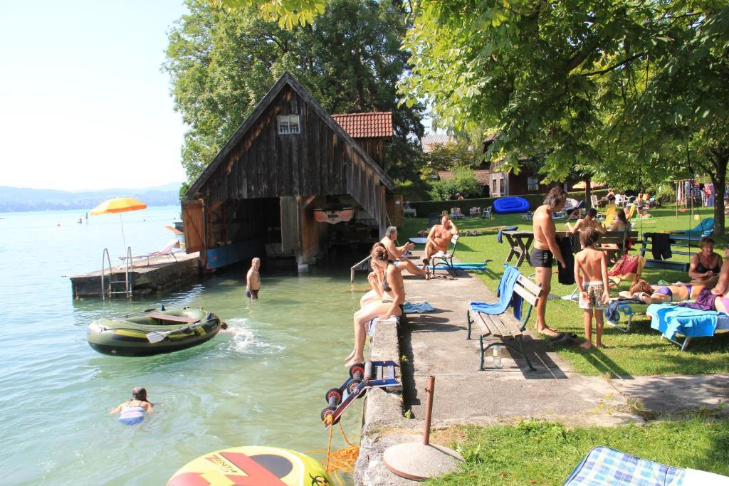 Ferienwohnungen Huber Weyregg Exterior foto